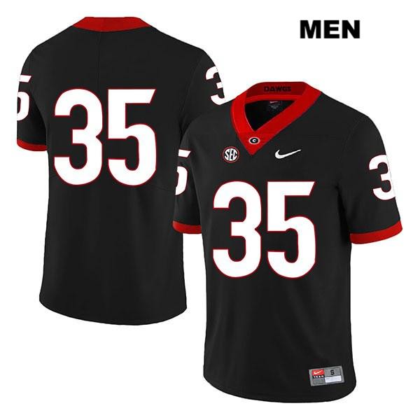 Georgia Bulldogs Men's Brian Herrien #35 NCAA No Name Legend Authentic Black Nike Stitched College Football Jersey ZLB3056DD